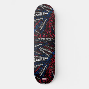 Skateboard de Nuvem de Palavras Orgulho Nacional d