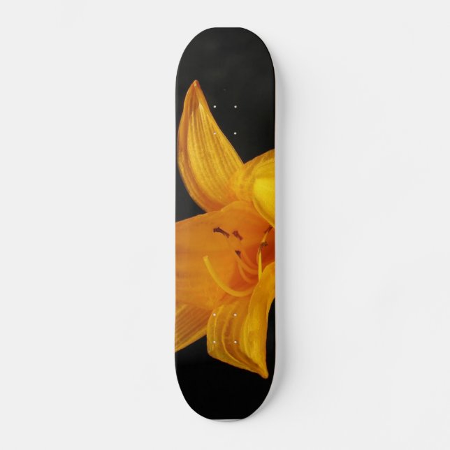Skateboard de Orquídea Amarela (Frente)
