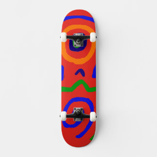 Skateboard de Pássaro Inca Índio Tribal Peruano