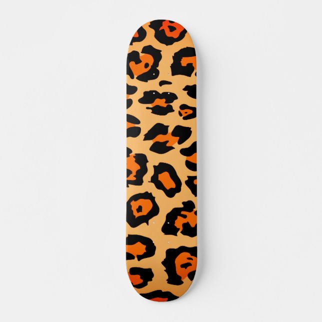 Skateboard de Pele de Guepardo (Frente)