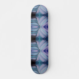 Skateboard de Pintura Abstrata Escura