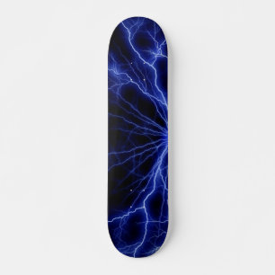 Skateboard de Relâmpago Azul
