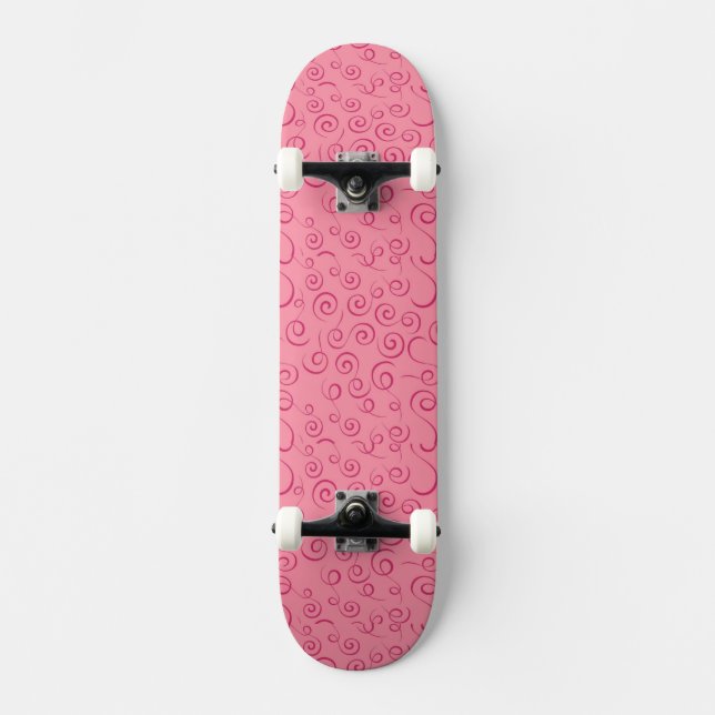 Skateboard de Sujeiras Rosa (Frente)