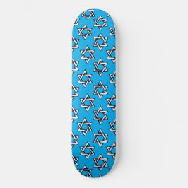Skateboard Deck Judaica - Presentes - Estrelas Jud