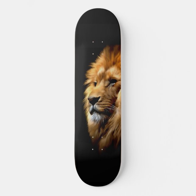 Skateboard Deck "Lion Ouro" (Frente)