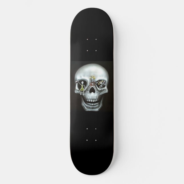 Skateboard Deck "Party Skull" (Frente)