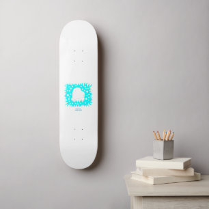 Skateboard do Coração da Neve do inverno