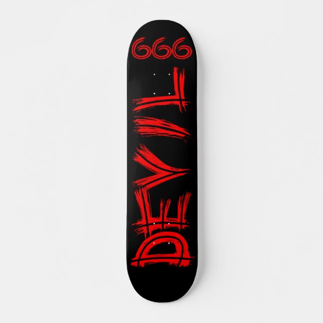 Skateboard do Diabo 666 (Frente)