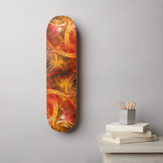 Skateboard do Firestorm Nova Abstrato Art (Arte de parede)