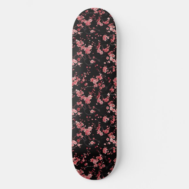 Skateboard do Flor de Cereja Japonês (Frente)