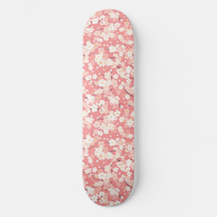 Skateboard do Flor de Cereja Japonês