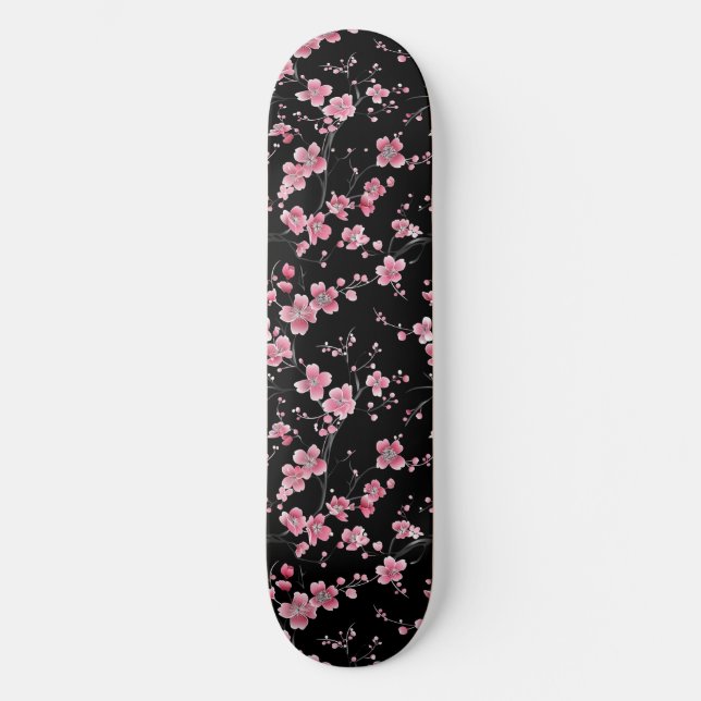 Skateboard do Flor de Cereja Japonês (Frente)