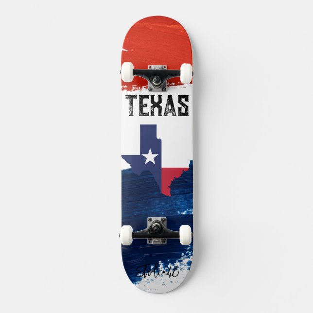 Skateboard do Texas Flag (Frente)