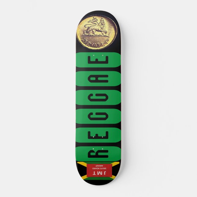 Skateboard DOURADA REGGAE (Frente)