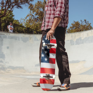 Skateboard Estrelas e Listras Patrióticas – EUA