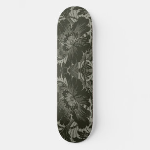 Skateboard Flor Preta