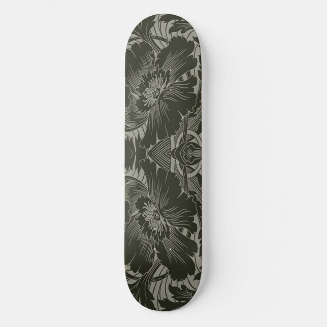 Skateboard Flor Preta (Frente)