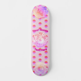 Skateboard Flor Tomboy Rosa