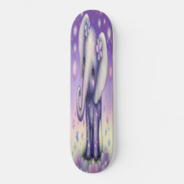 Skateboard Flores Girly Flores bebê elefante