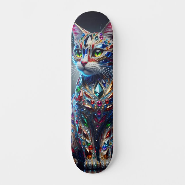 Skateboard Gato Joalheiro (Frente)