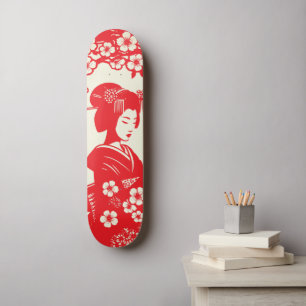 Skateboard Geisha da Flor de Cerejeira II