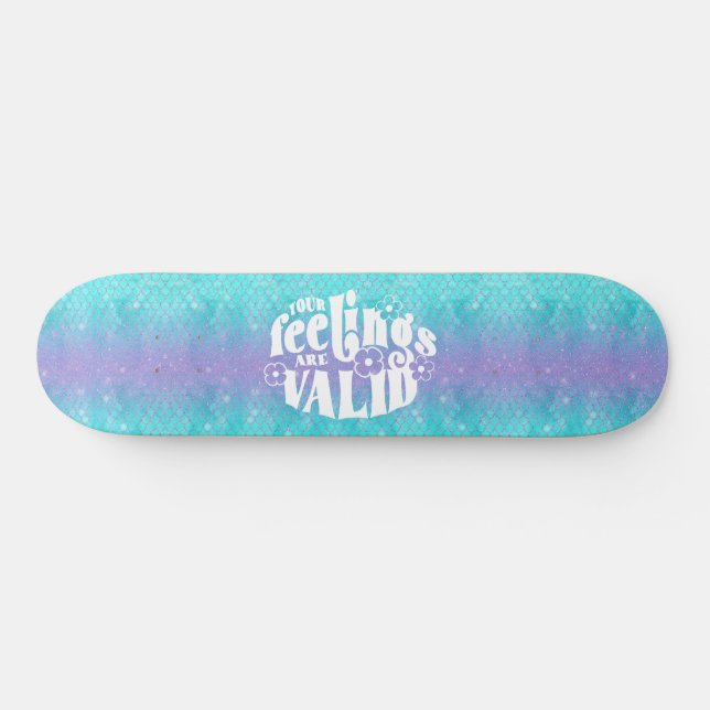 Skateboard Girly Glitter Sereid Wording (Horz)