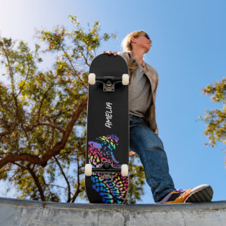 Skateboard Jaguar Arco-íris Colorido