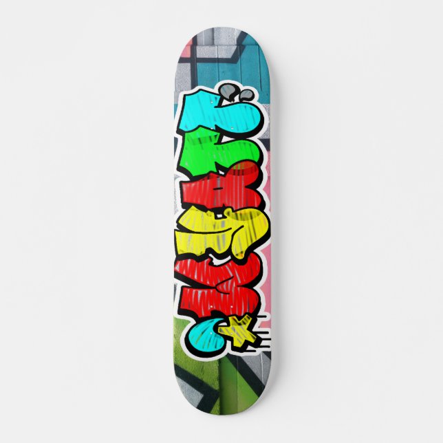 Skateboard Legal Personalizada do Grafite Wyatt (Frente)