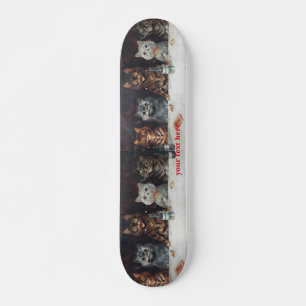 Skateboard Louis Wain Cats