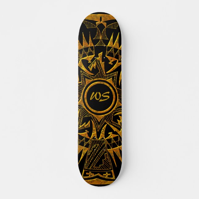 Skateboard Nativo Americano 1 (Frente)