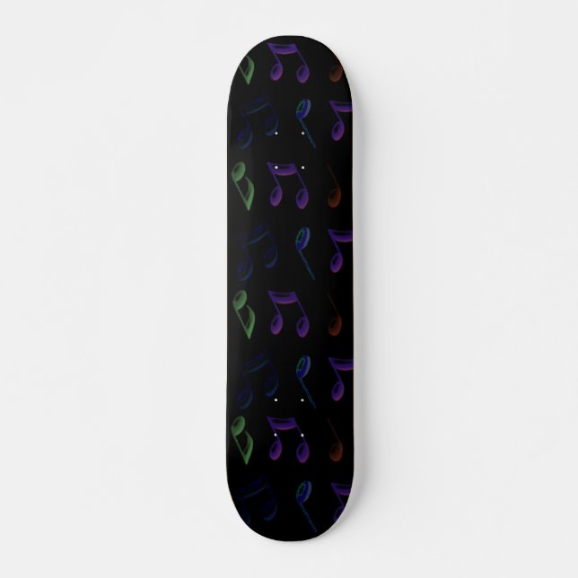 Skateboard Neon Music (Frente)