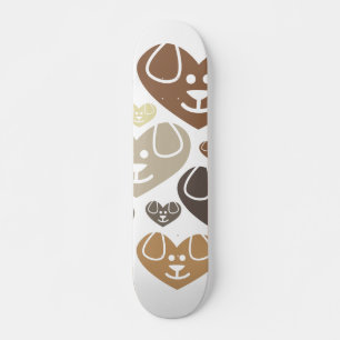 Skateboard Neutro Família Cachorro