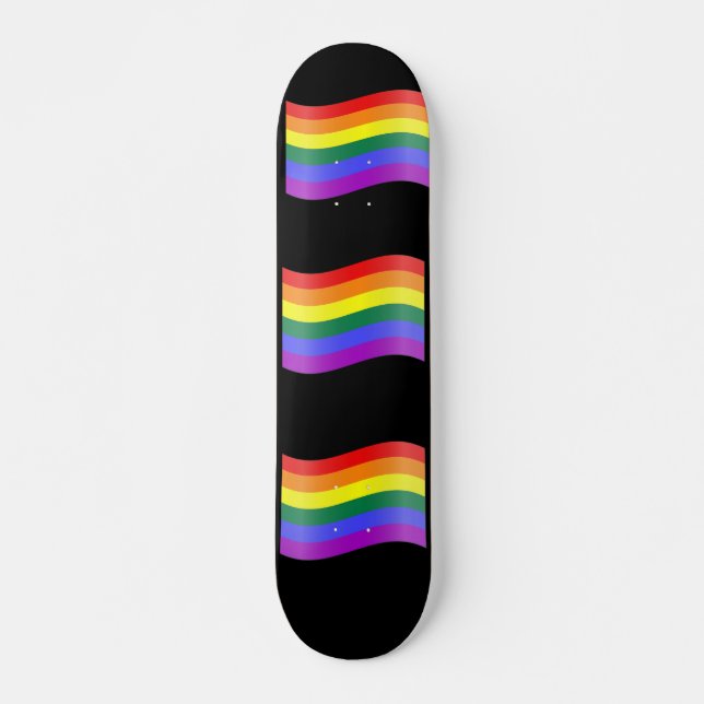 skateboard orgulho gay (Frente)