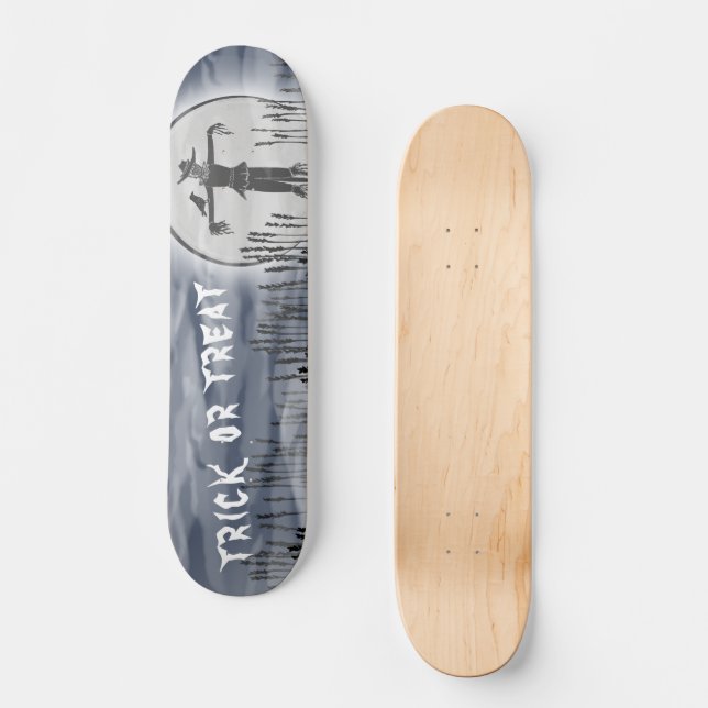 Skateboard Personalizada do Horror de Halloween do (Frente)