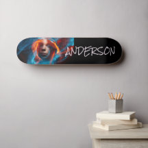 Skateboard Personalizada Moderna Mistério Espacial