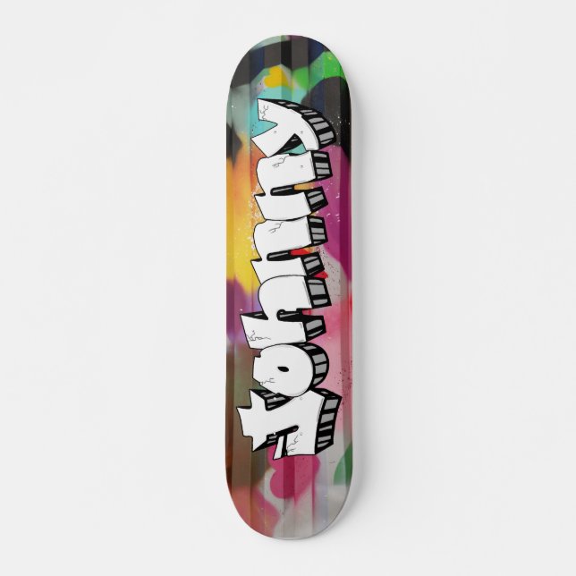 Skateboard Personalizado do Johnny Grafite (Frente)