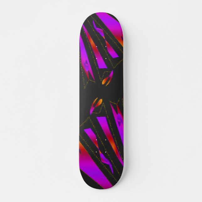 Skateboard "Purple Rayz" (Frente)