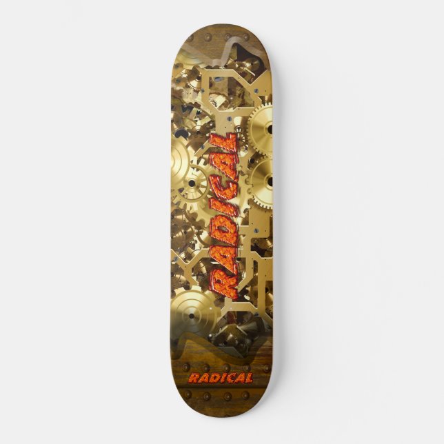 Skateboard Radical Steampunk 3A (Frente)