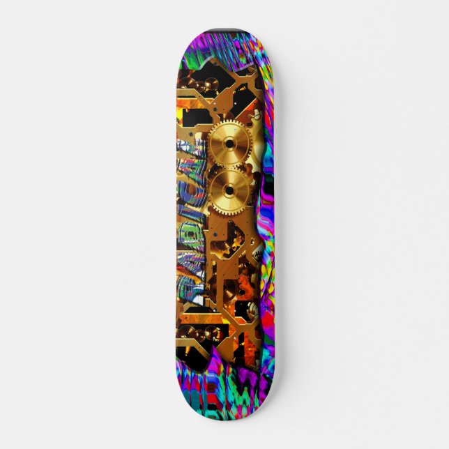 Skateboard Radical Steampunk 6 (Frente)
