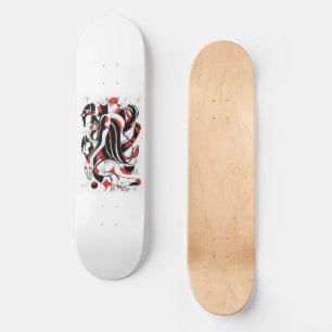 skateboard Red Buddha