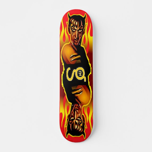 Skateboard Red Demon (Frente)