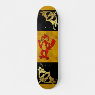 Skateboard Red Fox