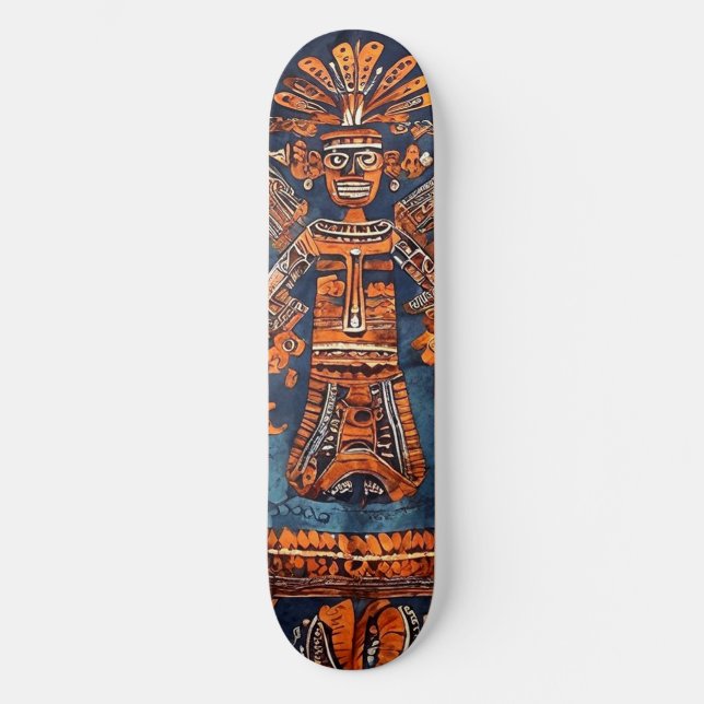 Skateboard Set Azteken Stil Mexico Mittelamer. (Frente)