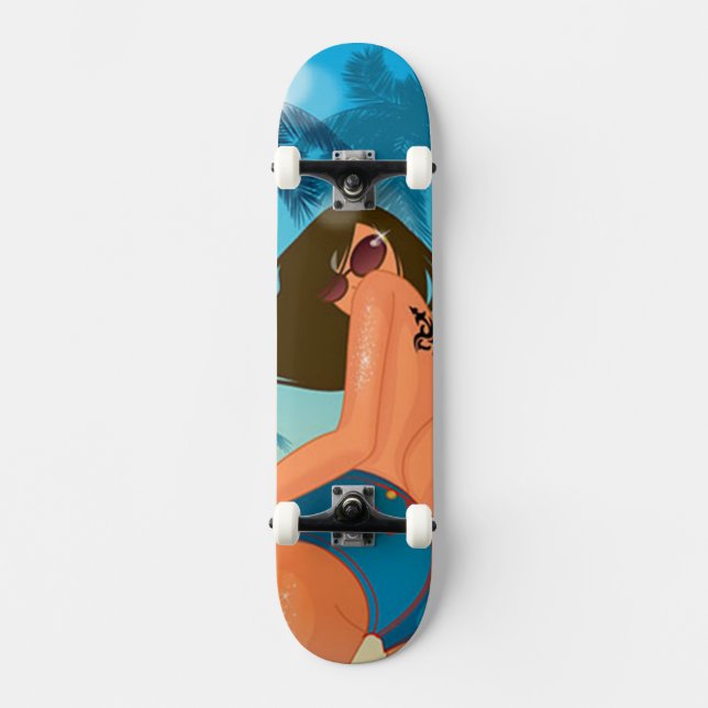 Skateboard Summer Girl (Frente)