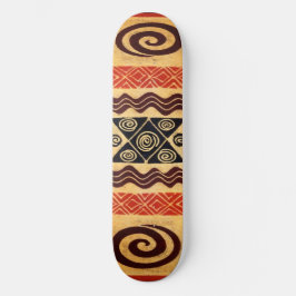 Skateboard Tribal Africano - Prancha de Esportes R