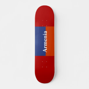 Skateboard Vermelho Azul