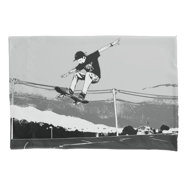 Skateboarder Getting Air - Skateboarder Design (Frente)