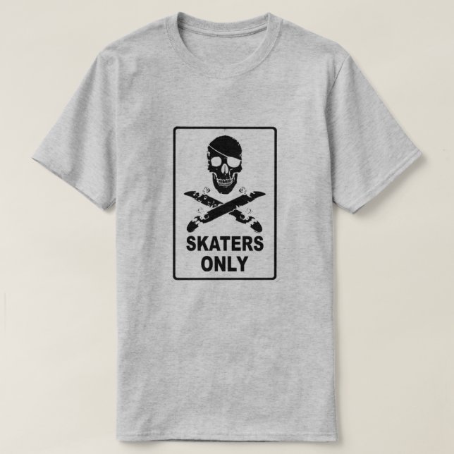 Skater Apenas T-Shirt (Frente do Design)