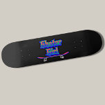 Skater Girl Blue Pink Grafite Skateboard<br><div class="desc">Qualquer Rapariga do Skateboarder vai adorar esta - ver a minha loja para muitas mais ideias de presentes no skate.</div>