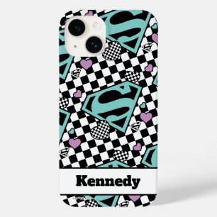 Skater Girl Supergirl Hearts-Shield